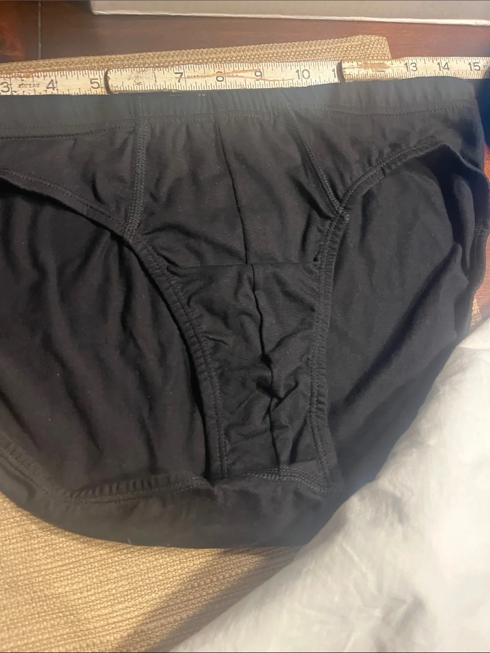 #.64. Kenneth Cole Reaction Men's Brief 3-Pack in Black, White & Gray medium